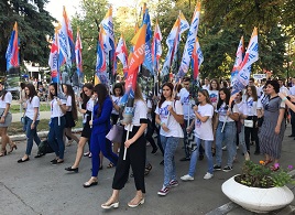 парад волонтеров 9.09.2017